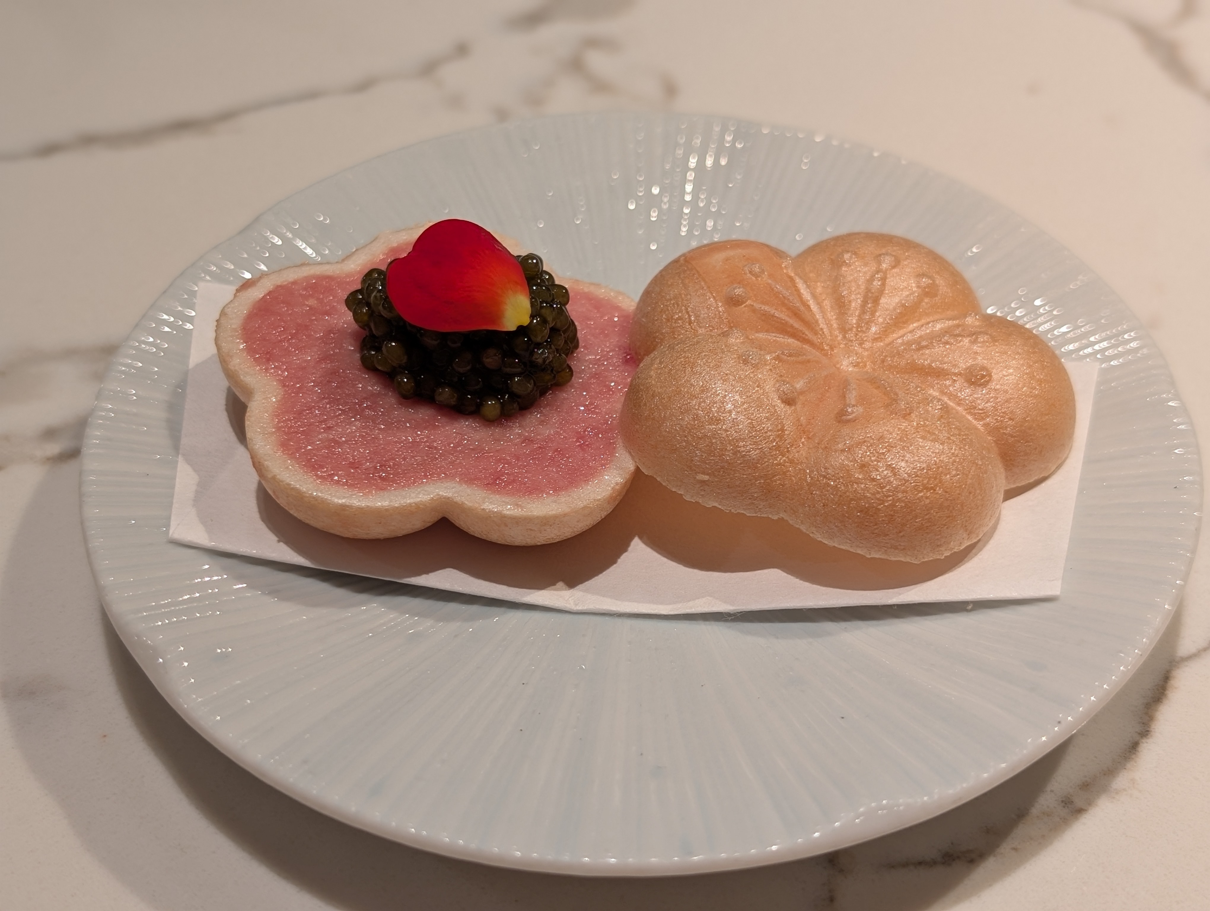 Monaka with Caviar